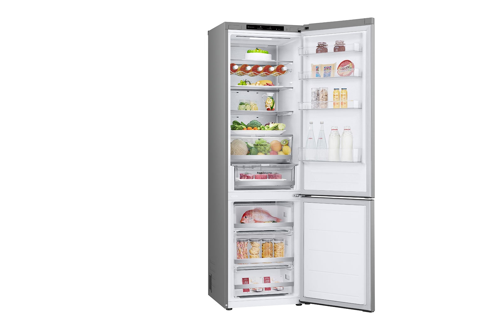 LG Kombinovaná chladnička LG | B | 387 l | Smart Invertorový kompresor |Stříbrná, GBV7280BPY