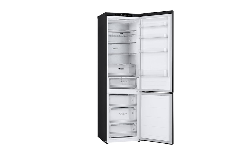 LG Kombinovaná chladnička LG | C | 387 l | Smart Invertorový kompresor | Černá/šedá, GBV7280CEV