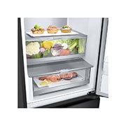 LG Kombinovaná chladnička LG | C | 387 l | Smart Invertorový kompresor | Černá/šedá, GBV7280CEV