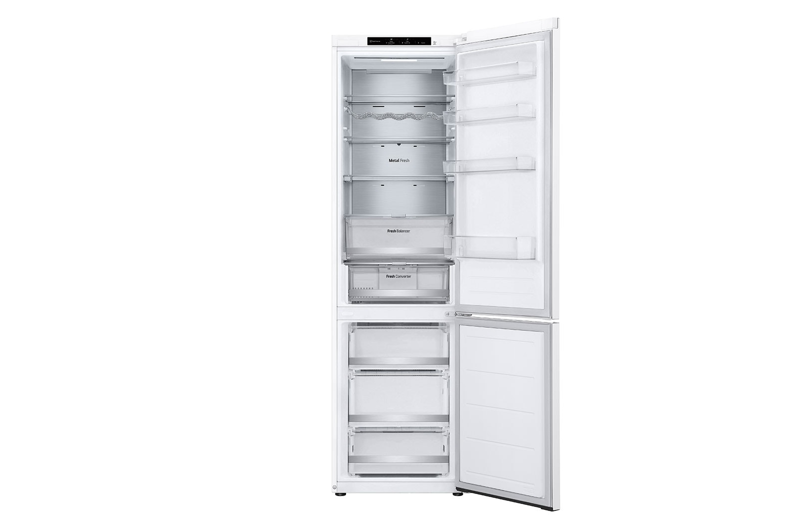 LG Kombinovaná chladnička LG | C | 387 l | Smart Invertorový kompresor |Bílá, GBV7280CSW