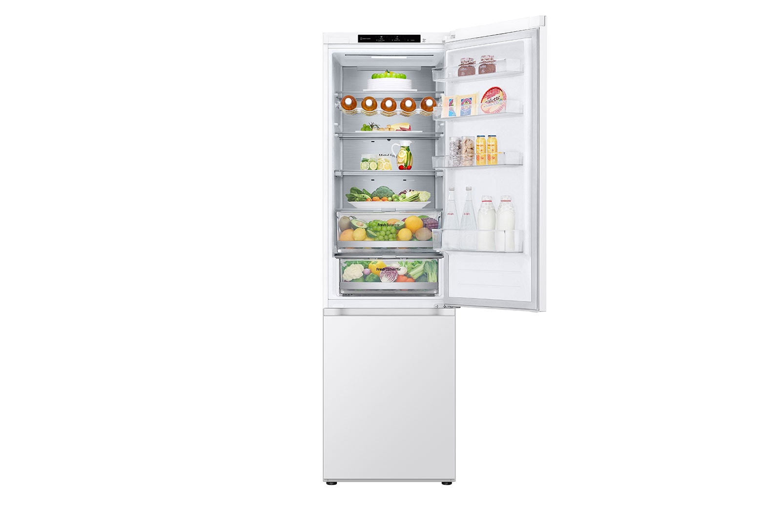 LG Kombinovaná chladnička LG | C | 387 l | Smart Invertorový kompresor |Bílá, GBV7280CSW