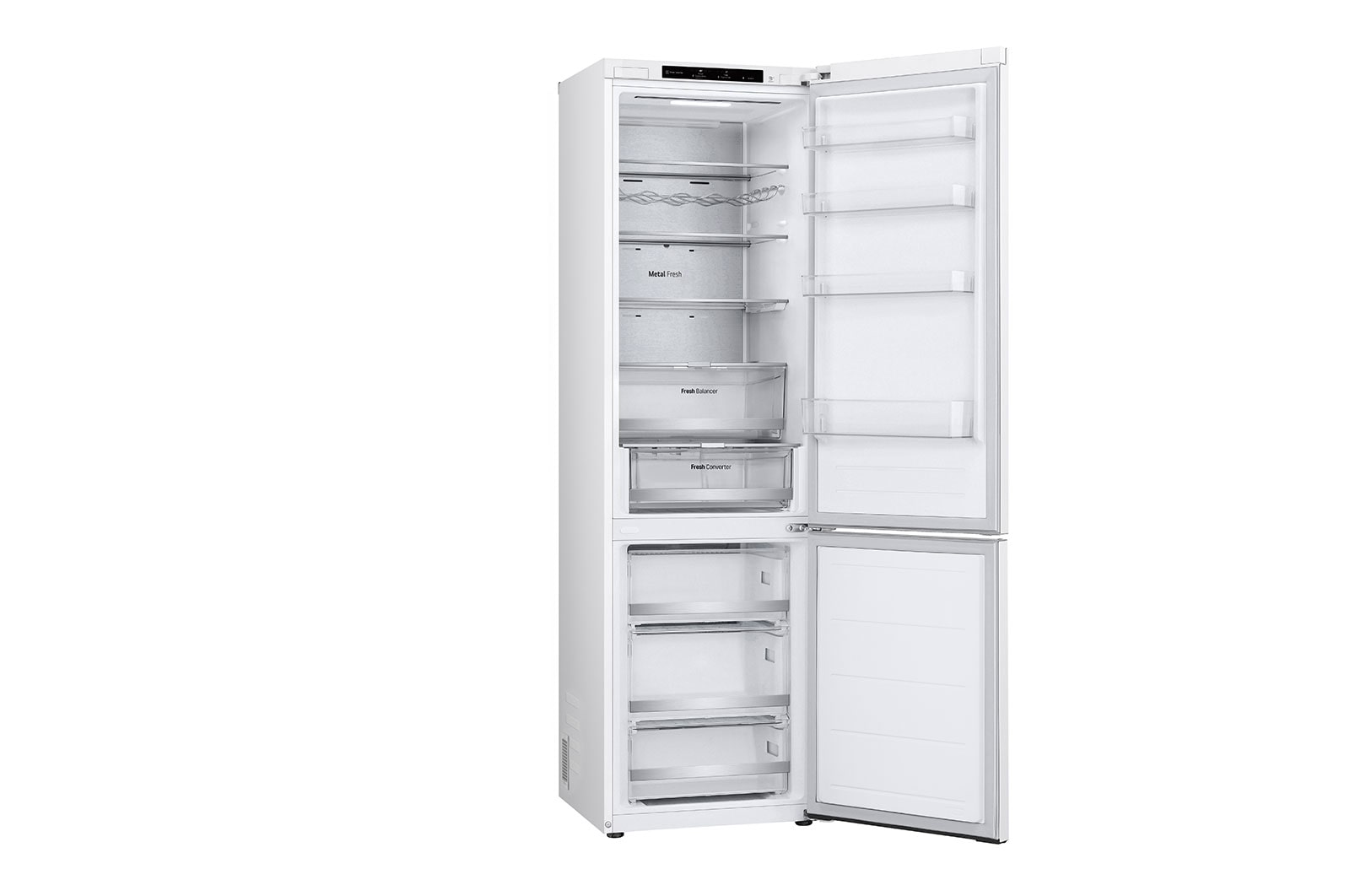 LG Kombinovaná chladnička LG | C | 387 l | Smart Invertorový kompresor |Bílá, GBV7280CSW
