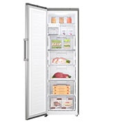 LG Volně stojící mraznička LG | F | Hrubý objem 362 l | 325 kWh/rok | Lineární invertorový kompresor | Multi-Air Flow™ | ThinQ™ + WiFi  | Výrobník ledu, GF5237PZJZ1