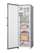 LG Volně stojící mraznička LG | F | Hrubý objem 362 l | 325 kWh/rok | Lineární invertorový kompresor | Multi-Air Flow™ | ThinQ™ + WiFi  | Výrobník ledu, GF5237PZJZ1