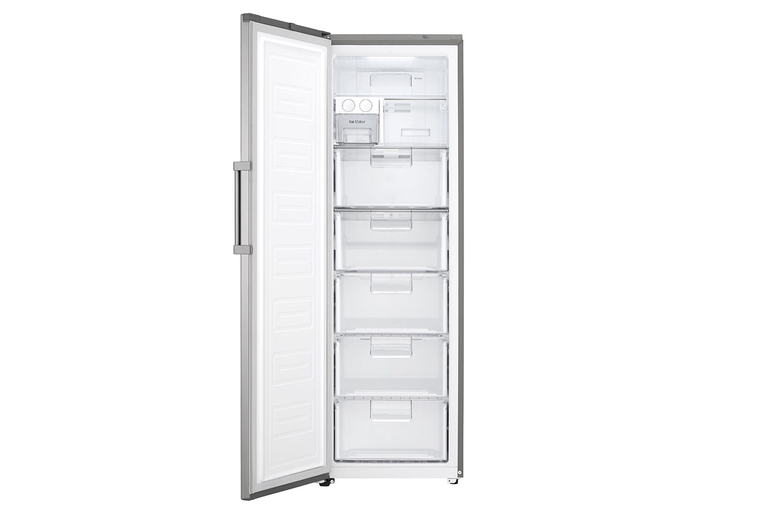 LG Volně stojící mraznička LG | F | Hrubý objem 362 l | 325 kWh/rok | Lineární invertorový kompresor | Multi-Air Flow™ | ThinQ™ + WiFi  | Výrobník ledu, GF5237PZJZ1