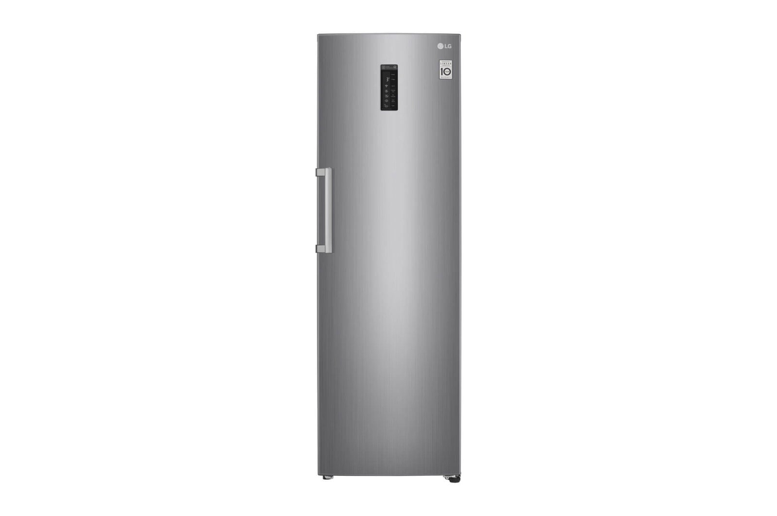 Čelní pohled na Kombinovaná chladnička LG | F | Hrubý objem 405 l | 145 kWh/rok | Lineární invertorový kompresor | Multi-Air Flow™ | ThinQ™ &#43; WiFi GL5241PZJZ1