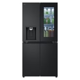 Chladnička multi door LG | E | 508 l | InstaView™ |ThinQ™| Černá/šedá