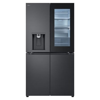 Pohled zepředu na multi-door chladničku LG GMG960EVEE