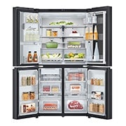 LG Chladnička multi door LG | E | 628 l | ThinQ™WiFi | InstaView™|Černá/šedá, GMG960EVEE