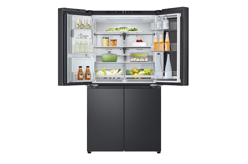 LG Chladnička multi door LG | E | 628 l | ThinQ™WiFi | InstaView™|Černá/šedá, GMG960EVEE