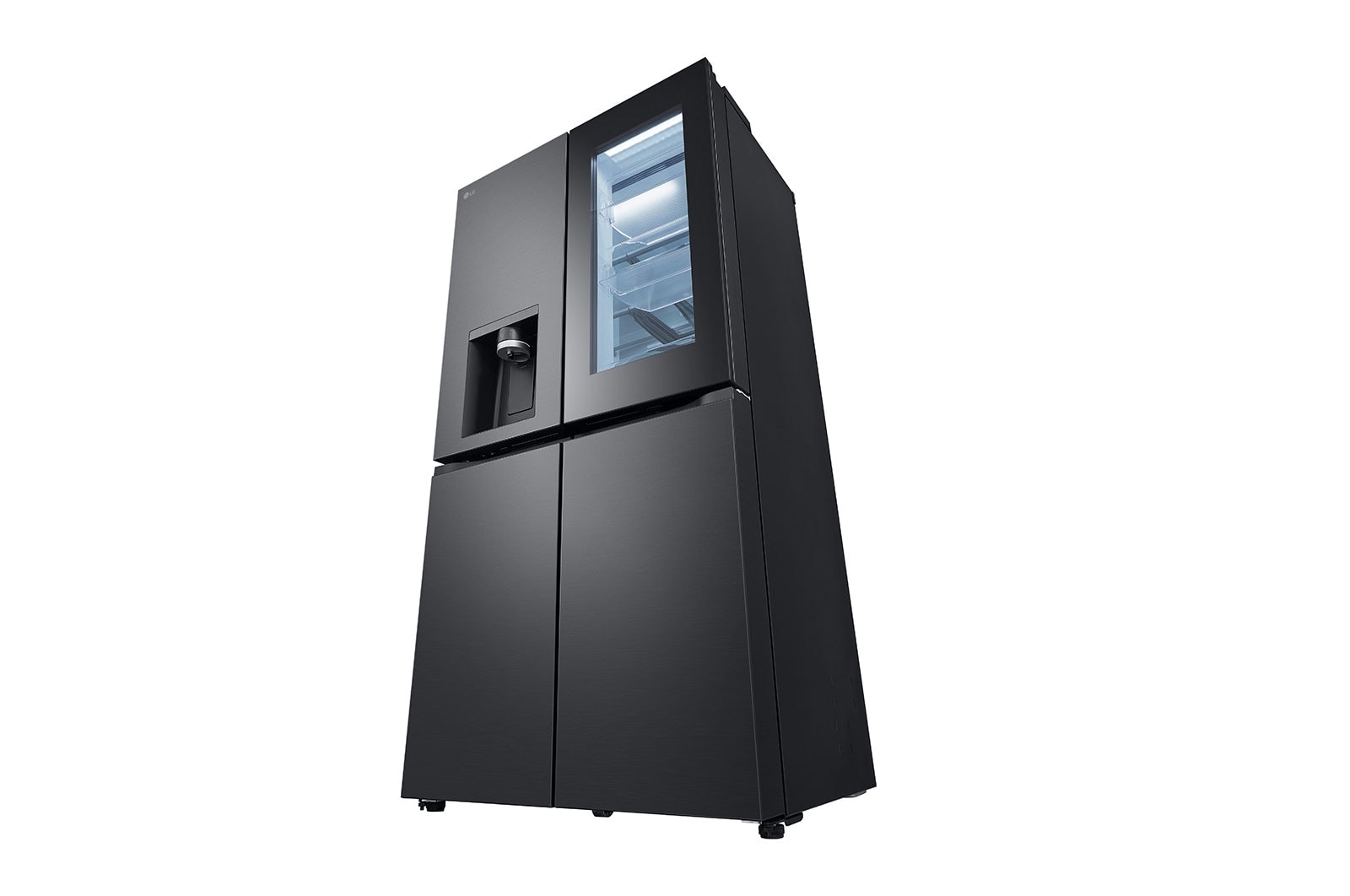 LG Chladnička multi door LG | E | 628 l | ThinQ™WiFi | InstaView™|Černá/šedá, GMG960EVEE