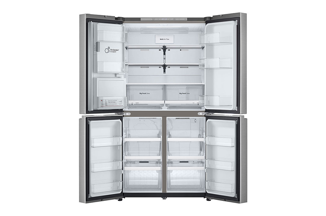 Front view with door open