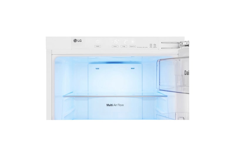 LG Vestavěná kombinovaná chladnička | E (v rozsahu A až G) | Čistý objem 273 l | 229 kWh/rok | LG Smart invertorový | Moist Balance Crisper | Smart Diagnosis™  | Multi Air Flow, GR-N266LLR