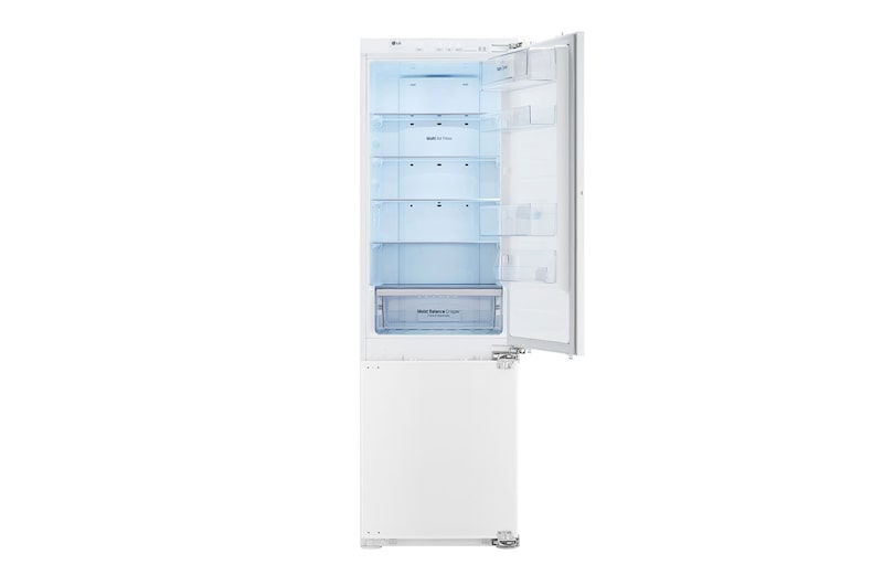 LG Vestavěná kombinovaná chladnička | E (v rozsahu A až G) | Čistý objem 273 l | 229 kWh/rok | LG Smart invertorový | Moist Balance Crisper | Smart Diagnosis™  | Multi Air Flow, GR-N266LLR