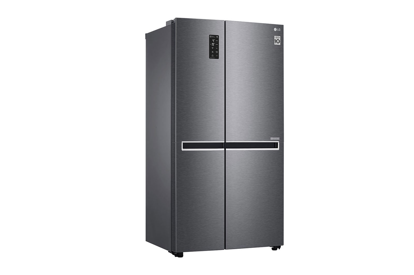 LG Americká chladnička LG| F | Hrubý objem 687 l | 435 kWh/rok | Lineární invertorový kompresor | Total No Frost™ | Multi-Air Flow™ | Vnější LED displej, GSB470BASZ