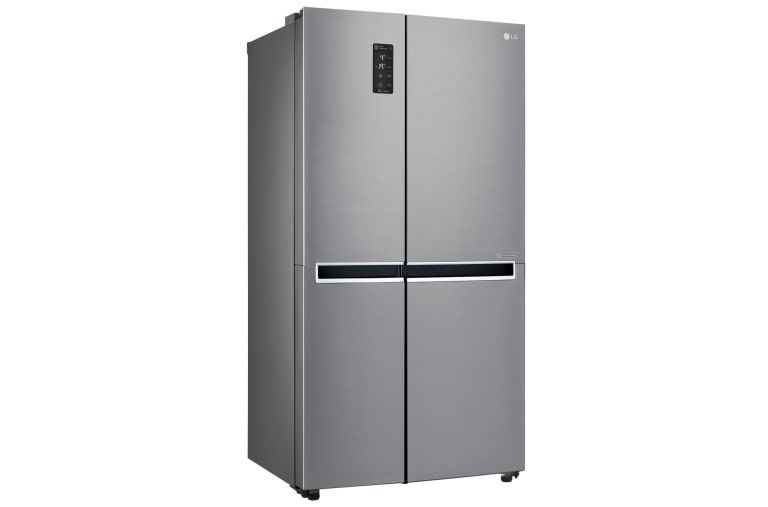 LG Americká chladnička LG | F | Hrubý objem 687 l | 435 kWh/rok | Lineární invertorový kompresor | Total No Frost | Multi-Air Flow™ |Vnější LED displej, GSB760PZXZ