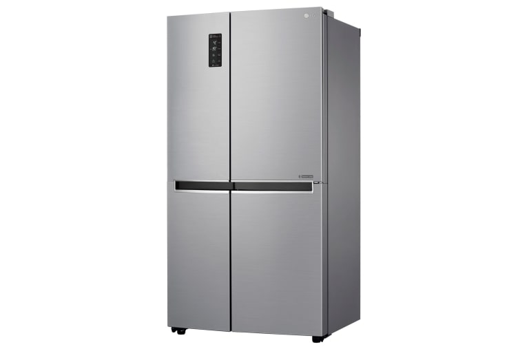 LG Americká chladnička LG | F | Hrubý objem 687 l | 435 kWh/rok | Lineární invertorový kompresor | Total No Frost | Multi-Air Flow™ |Vnější LED displej, GSB760PZXZ