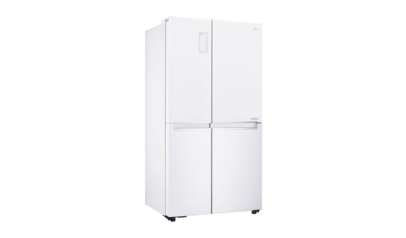 LG F (v rozsahu A až G) | Hrubý objem 687 l | 438 kWh/rok | LG Lineární invertorový kompresor | LG Total No Frost | Multi-Air Flow™ |Vnější LED displej, GSB760SWXV