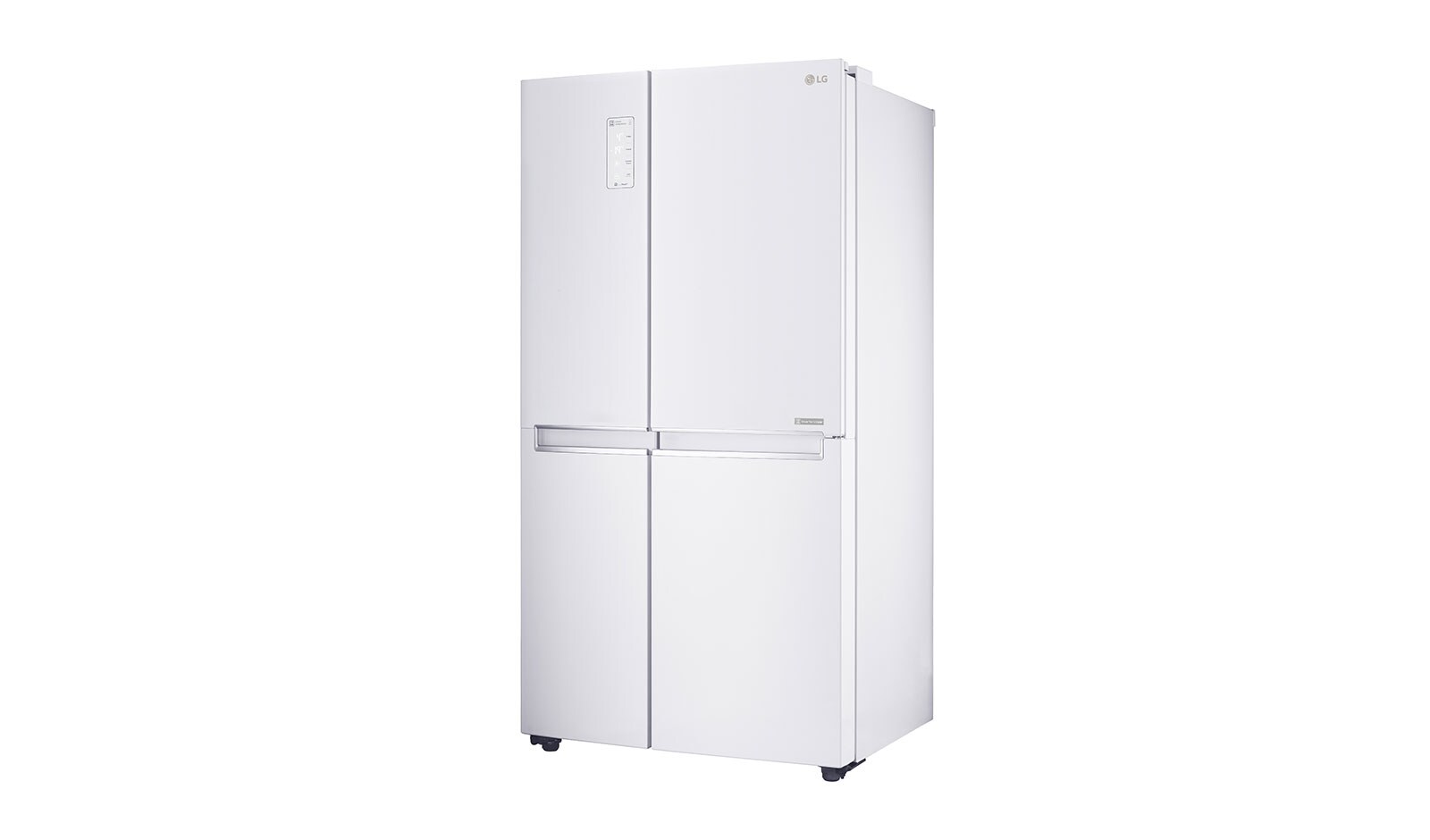 LG F (v rozsahu A až G) | Hrubý objem 687 l | 438 kWh/rok | LG Lineární invertorový kompresor | LG Total No Frost | Multi-Air Flow™ |Vnější LED displej, GSB760SWXV