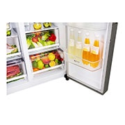 LG Americká chladnička LG | Door-in-Door™ | F | Hrubý objem 663 l | 419 kWh/rok | Lineární invertorový kompresor | Total No Frost | Multi-Air Flow™ | Vnější LED displej, GSJ361DIDV
