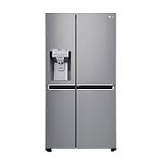 Čelní pohled na Americká chladnička | Door-in-Door™ | F | Hrubý objem 668 l | 431 kWh/rok | LG Lineární invertorový kompresor | LG Total No Frost | Multi-Air Flow™ | Vnější LED displej | Nápojový automat | Pure N Fresh™ GSJ960PZBZ