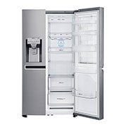 LG Americká chladnička | Door-in-Door™ | F | Hrubý objem 668 l | 431 kWh/rok | LG Lineární invertorový kompresor | LG Total No Frost | Multi-Air Flow™ | Vnější LED displej | Nápojový automat | Pure N Fresh™, GSJ960PZBZ