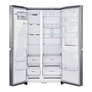 LG Americká chladnička | Door-in-Door™ | F | Hrubý objem 668 l | 431 kWh/rok | LG Lineární invertorový kompresor | LG Total No Frost | Multi-Air Flow™ | Vnější LED displej | Nápojový automat | Pure N Fresh™, GSJ960PZBZ