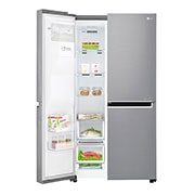 LG Americká chladnička | Door-in-Door™ | F | Hrubý objem 668 l | 431 kWh/rok | LG Lineární invertorový kompresor | LG Total No Frost | Multi-Air Flow™ | Vnější LED displej | Nápojový automat | Pure N Fresh™, GSJ960PZBZ