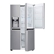 LG Americká chladnička | Door-in-Door™ | F | Hrubý objem 668 l | 431 kWh/rok | LG Lineární invertorový kompresor | LG Total No Frost | Multi-Air Flow™ | Vnější LED displej | Nápojový automat | Pure N Fresh™, GSJ960PZBZ