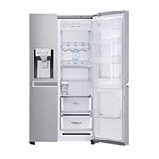 LG Door-in-Door™ | F (v rozsahu A až G) | Hrubý objem 668 l | 376 kWh/rok | LG Lineární invertorový kompresor | LG Total No Frost | Multi-Air Flow™ | Vnější LED displej | Nápojový automat | Pure N Fresh™, GSJ961NEBZ