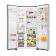 LG Door-in-Door™ | F (v rozsahu A až G) | Hrubý objem 668 l | 376 kWh/rok | LG Lineární invertorový kompresor | LG Total No Frost | Multi-Air Flow™ | Vnější LED displej | Nápojový automat | Pure N Fresh™, GSJ961NEBZ