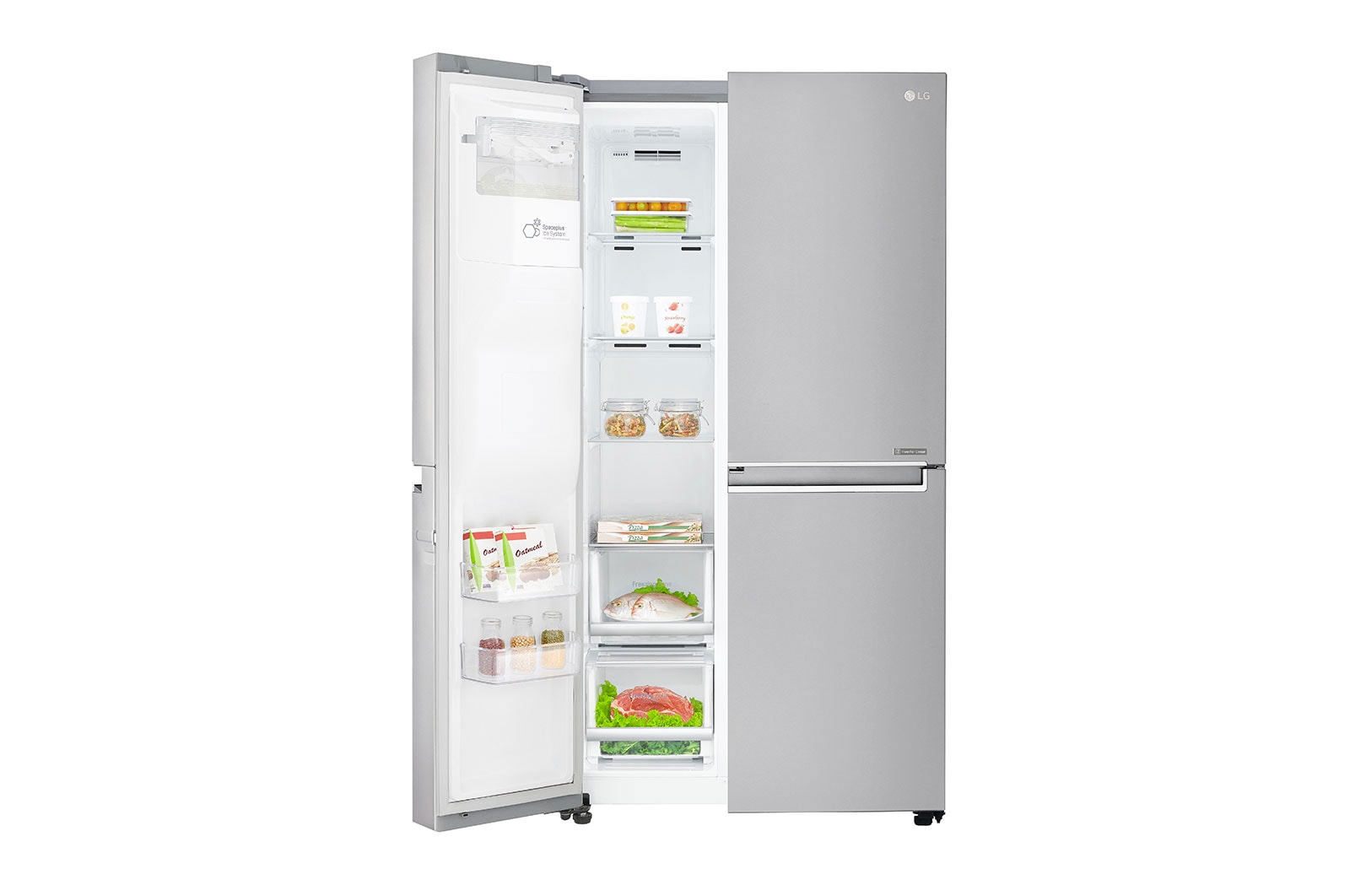 LG Door-in-Door™ | F (v rozsahu A až G) | Hrubý objem 668 l | 376 kWh/rok | LG Lineární invertorový kompresor | LG Total No Frost | Multi-Air Flow™ | Vnější LED displej | Nápojový automat | Pure N Fresh™, GSJ961NEBZ