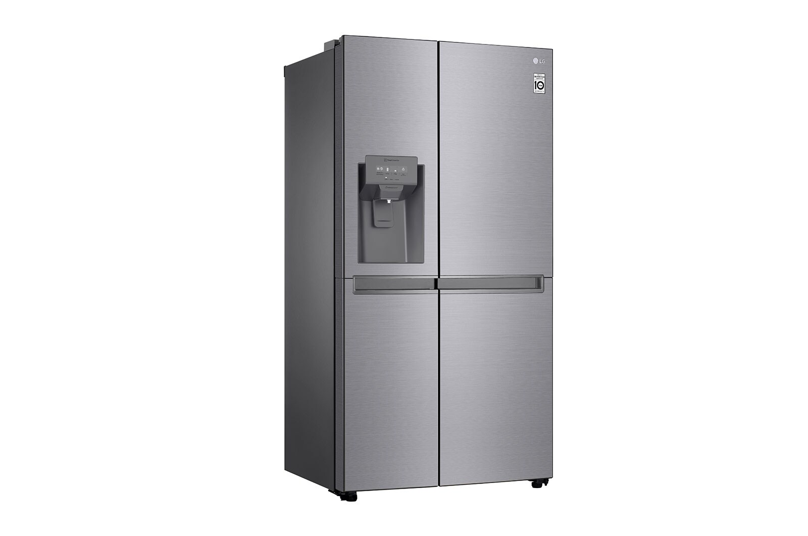 LG Americká chladnička | F | Hrubý objem 688 l | 431 kWh/rok | LG Lineární invertorový kompresor | LG Total No Frost  | Multi-Air Flow™ | Vnější LED displej | Nápojový automat, GSL481PZXZ