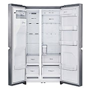 LG Americká chladnička | F | Hrubý objem 688 l | 431 kWh/rok | LG Lineární invertorový kompresor | LG Total No Frost  | Multi-Air Flow™ | Vnější LED displej | Nápojový automat, GSL481PZXZ
