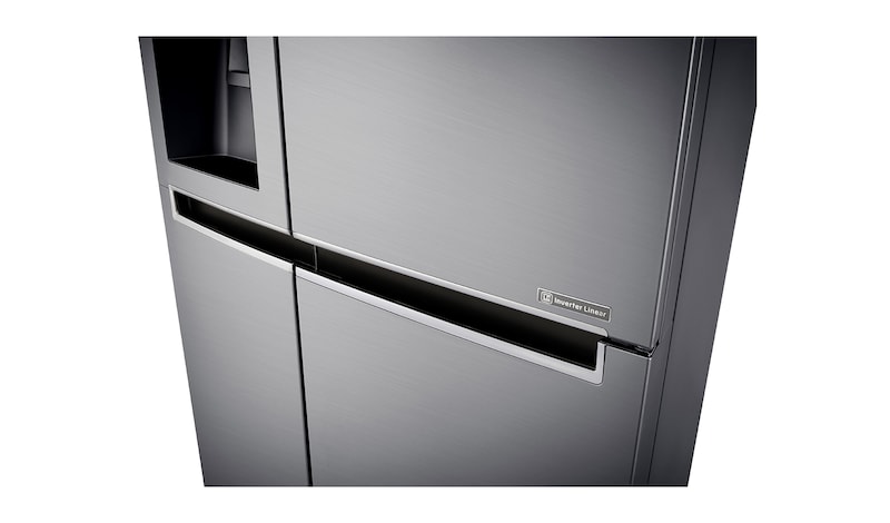 LG Americká chladnička | F | Hrubý objem 668 l | 431 kWh/rok | LG Lineární invertorový kompresor | LG Total No Frost | Multi-Air Flow™ | Vnější LED displej | Nápojový automat, GSL760PZUZ