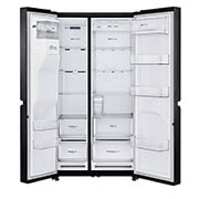 LG Americká chladnička | F | Hrubý objem 668 l | 431 kWh/rok | LG Lineární invertorový kompresor | LG Total No Frost | Door cooling™ | Multi-Air Flow™| Smart Diagnosis™+ WiFi, GSL761MCZZ