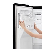 LG Americká chladnička | F | Hrubý objem 668 l | 431 kWh/rok | LG Lineární invertorový kompresor | LG Total No Frost | Door cooling™ | Multi-Air Flow™| Smart Diagnosis™+ WiFi, GSL761MCZZ
