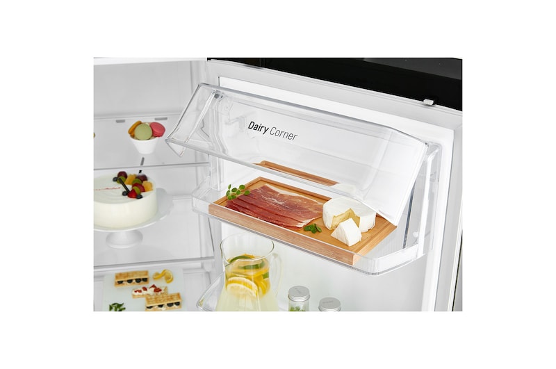 LG Americká chladnička | F | Hrubý objem 668 l | 431 kWh/rok | LG Lineární invertorový kompresor | LG Total No Frost | Door cooling™ | Multi-Air Flow™| Smart Diagnosis™+ WiFi, GSL761MCZZ