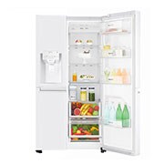 LG F | Hrubý objem 668 l | 376 kWh/rok | LG Lineární invertorový kompresor | LG Total No Frost | Multi-Air Flow™ | Vnější LED displej | Nápojový automat | ThinQ™ + WiFi, GSL961SWUZ