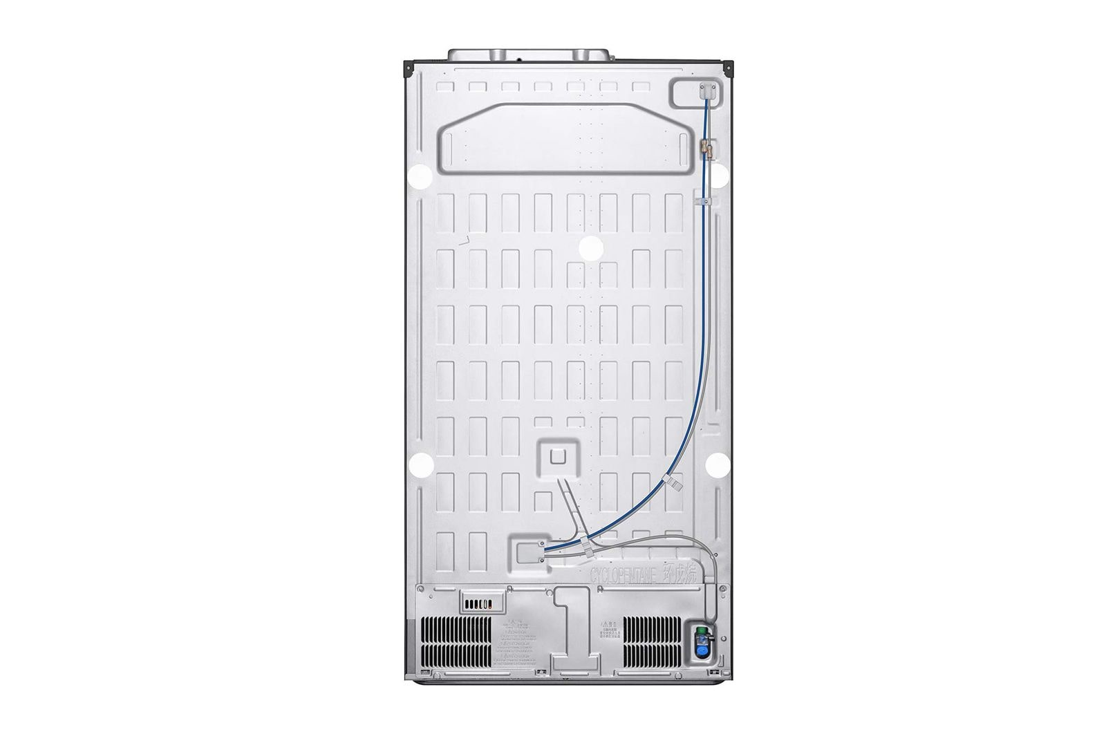 LG Americká chladnička LG | D | 635 l | Lineární kompresor | DoorCooling+|Stříbrná, GSLV70PZTD