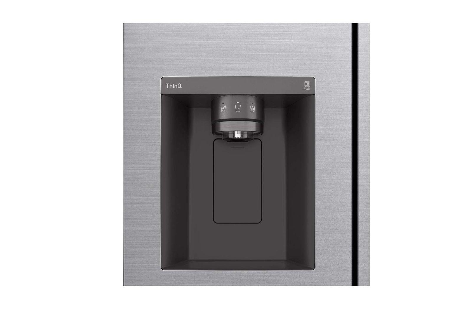 LG Americká chladnička LG | D | 635 l | Lineární kompresor | DoorCooling+|Stříbrná, GSLV70PZTD