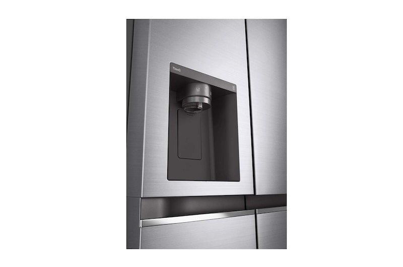 LG Americká chladnička LG | D | 635 l | Lineární kompresor | DoorCooling+|Stříbrná, GSLV70PZTD