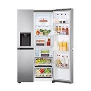 LG Americká chladnička | E (v rozsahu A až G) | Hrubý objem 674 l | 350 kWh / rok | Americká chladnička | LG Lineární kompresor | Multi Air Flow | AI Smart Learner | Door cooling |Deodorizer, GSLV70PZTE