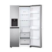 LG Americká chladnička | E (v rozsahu A až G) | Hrubý objem 674 l | 350 kWh / rok | Americká chladnička | LG Lineární kompresor | Multi Air Flow | AI Smart Learner | Door cooling |Deodorizer, GSLV70PZTE
