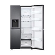 LG E (v rozsahu A až G) | Hrubý objem 674 l | 350 kWh/rok | LG Lineární kompresor | Multi Air Flow | Door Cooling | Deodorizer | LG ThinQ+WiFi | Fresh Balancer | AI Smart Learner, GSLV71MCLE