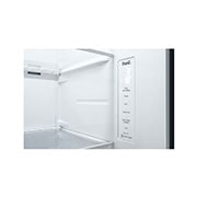 LG Americká chladnička LG | D | 635 l | Lineární kompresor | DoorCooling+|Černá/šedá, GSLV71MCTD