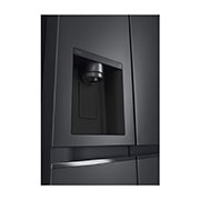 LG Americká chladnička LG | D | 635 l | Lineární kompresor | DoorCooling+|Černá/šedá, GSLV71MCTD