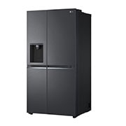 LG Americká chladnička LG | D | 635 l | Lineární kompresor | DoorCooling+|Černá/šedá, GSLV71MCTD