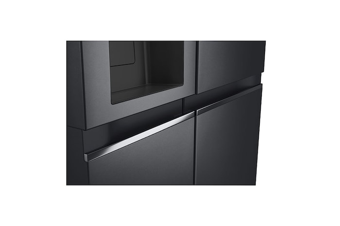 LG Americká chladnička LG | D | 635 l | Lineární kompresor | DoorCooling+|Černá/šedá, GSLV71MCTD