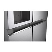 LG Americká chladnička LG | D | 635 l | Lineární kompresor | ThinQ™WiFi|Stříbrná, GSLV71PZTD